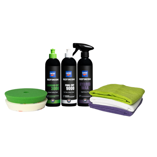 Cartec Refinish Kit 500ml/gr (3000,9000, Hybrid Wax)-Cartec UK