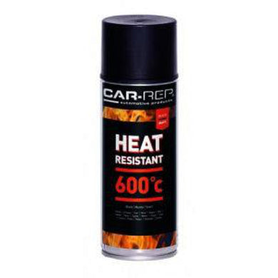 Car-Rep Heatresistant Black 600C 400ml-Cartec UK