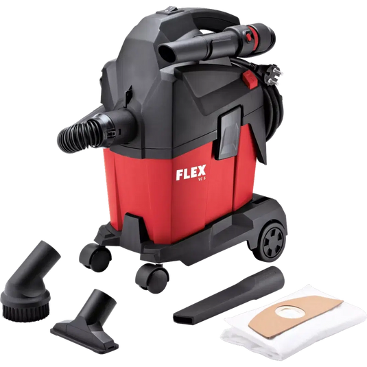 Flex VC 6 L MC Corded L Class Compact Vacuum Cleaner With Manual Filter Cleaning-Cartec UK
