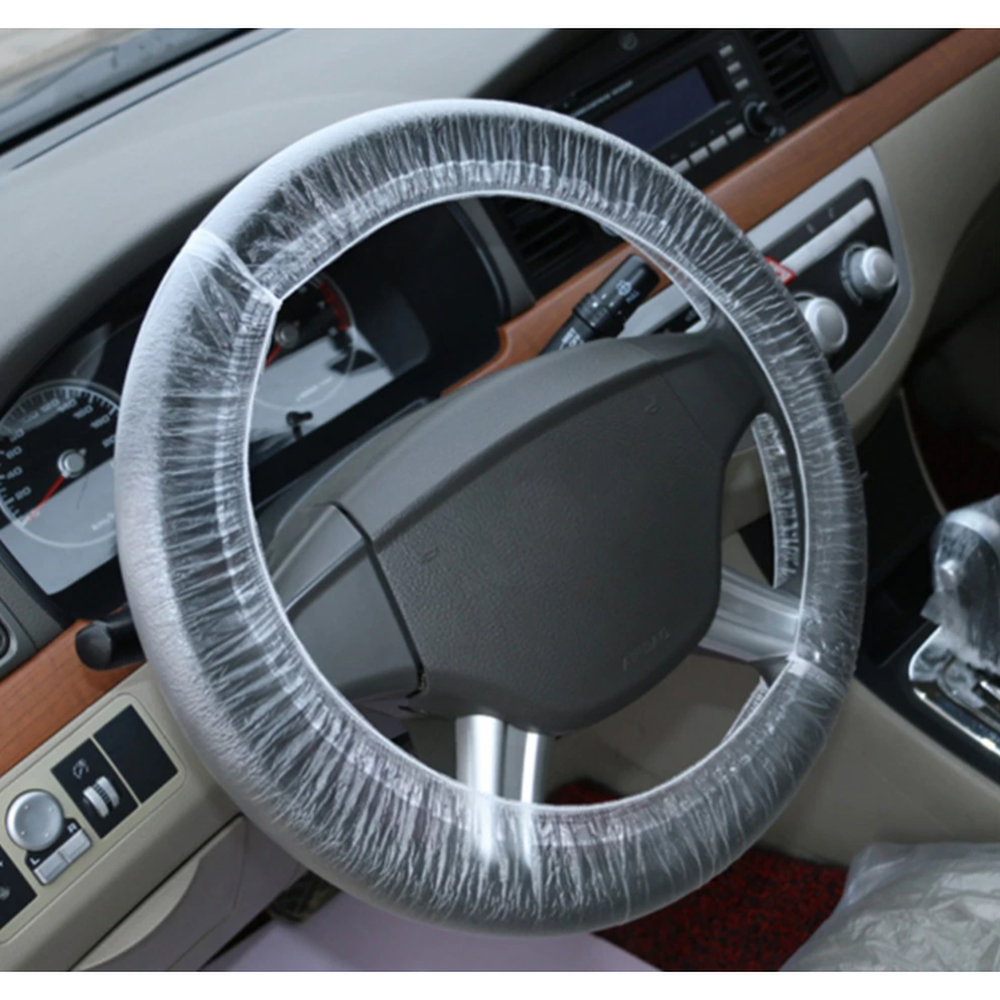 Disposable steering wheel cover