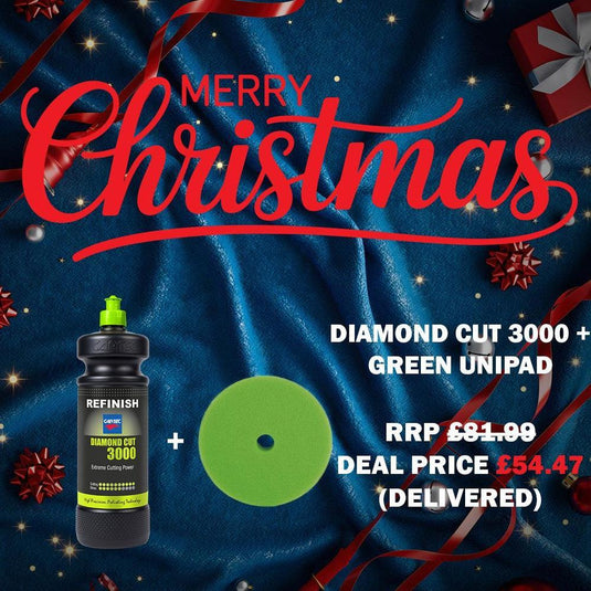 1Kg Diamond Cut 3000 + Green Unipad-Cartec UK