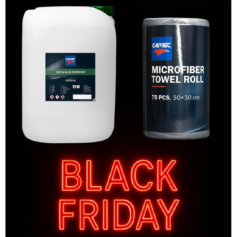 Load image into Gallery viewer, Cartec Tar &amp; Glue Remover 20L &amp; FOC Grey Fantasticlean Roll-Cartec UK
