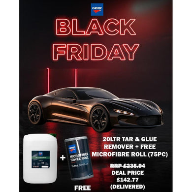 Cartec Tar & Glue Remover 20L & FOC Grey Fantasticlean Roll-Cartec UK