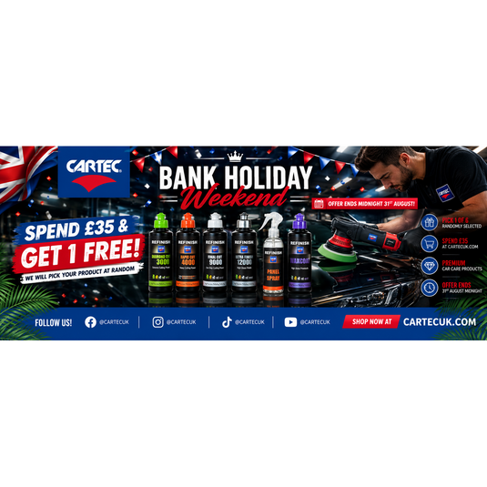 FREE 150ml Refinish Product When You Spend £35-Cartec UK