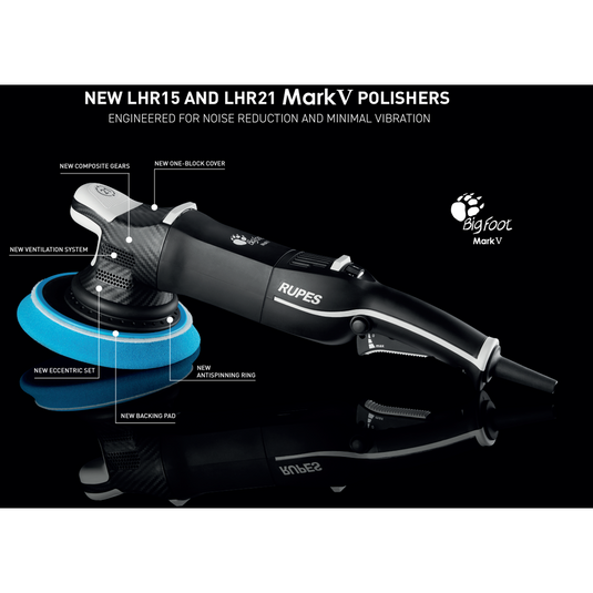 NEW Rupes Bigfoot LHR15 Mark V Random Orbital Polisher-Cartec UK