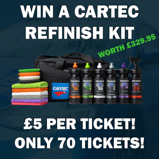 £5 Entry To Win A FULL CARTEC REFINISH KIT