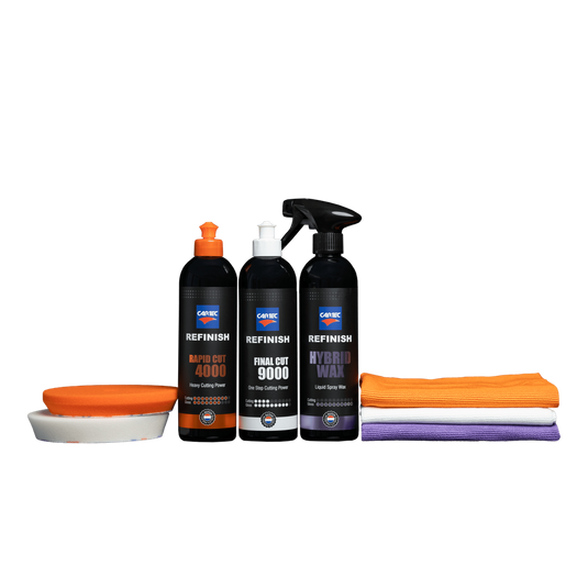 Refinish Paint Correction Kit - 4000/9000/Hybrid Wax-Cartec UK