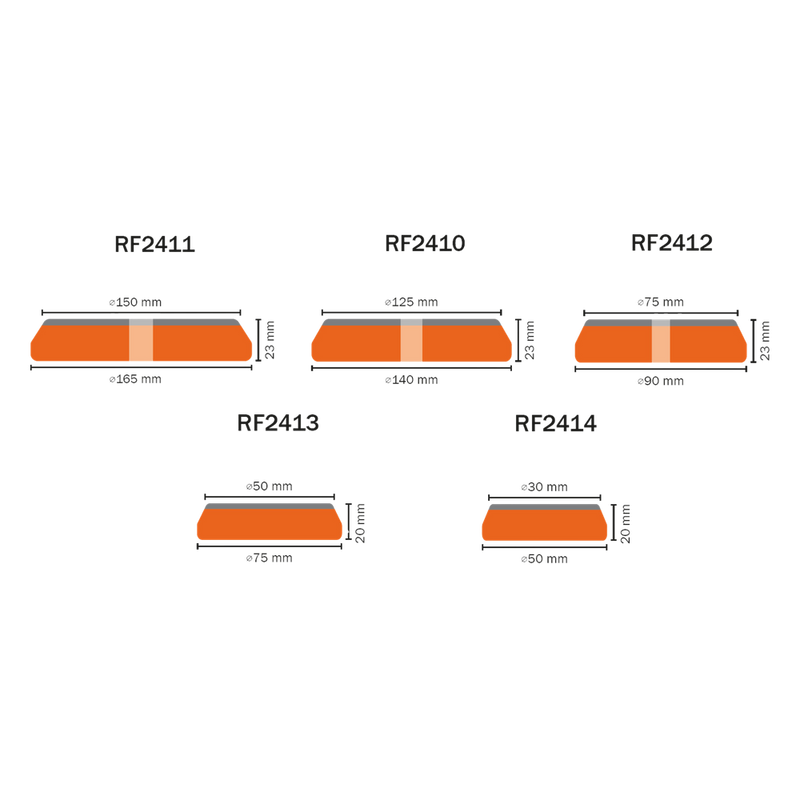 Load image into Gallery viewer, Unipad Orange Compounding Pad-Cartec UK
