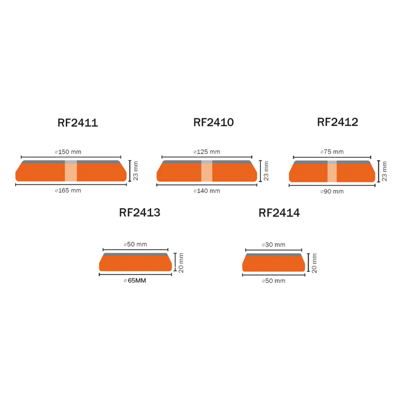 Load image into Gallery viewer, Unipad Orange Compounding Pad-Cartec UK
