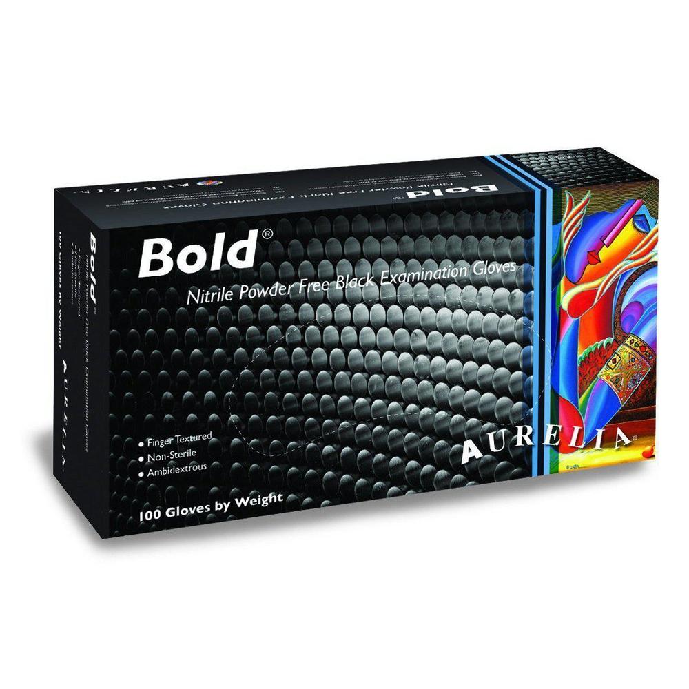 Aurelia Bold Nitrile Gloves - Black