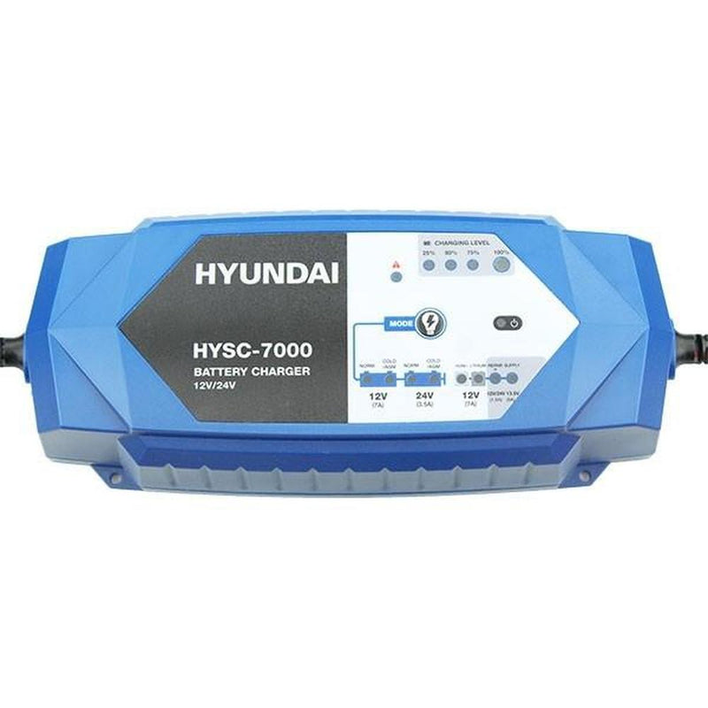 Load image into Gallery viewer, Hyundai HYSC-7000 SMART 24v and 12v Battery Charger-Cartec UK
