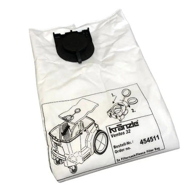 Kranzle Ventos 32 Fleece Dust Bags (Pack of 5)-Cartec UK